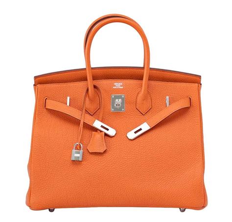 hermes orange birkin 35